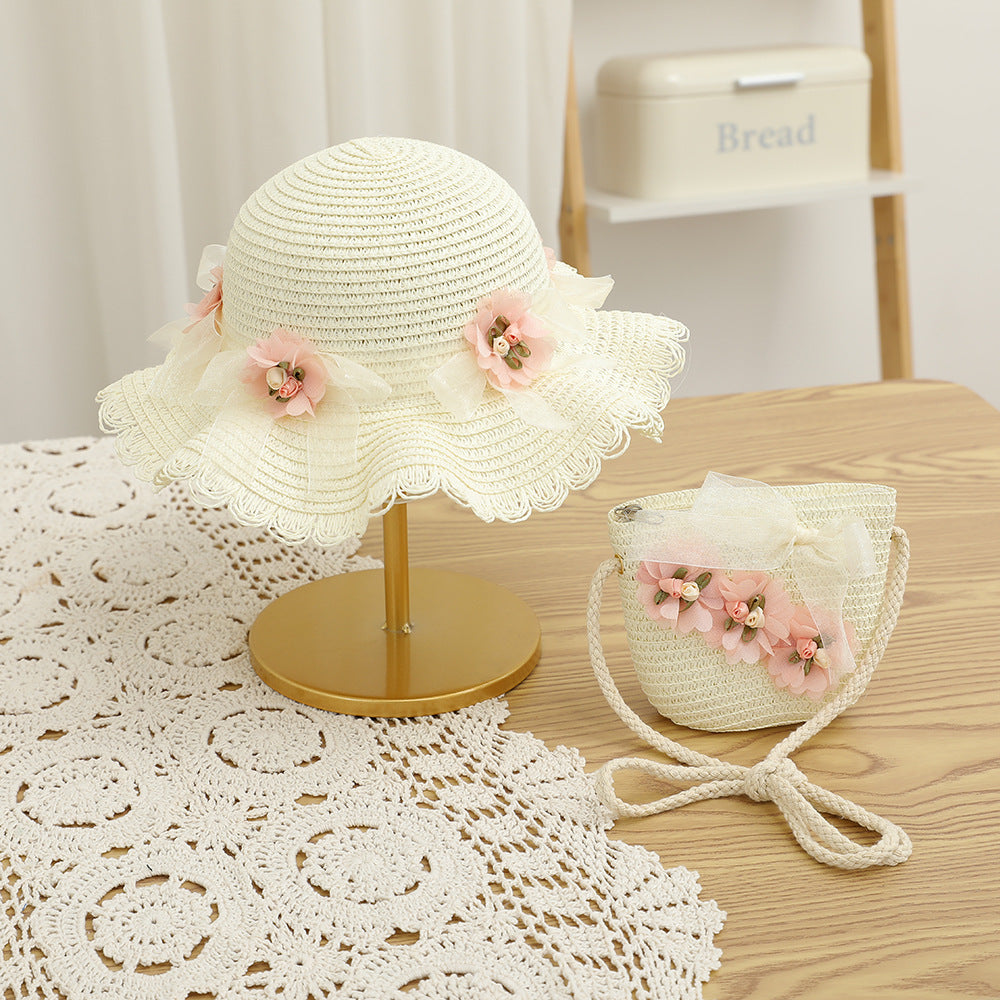 Children's Summer Straw Sun Hat