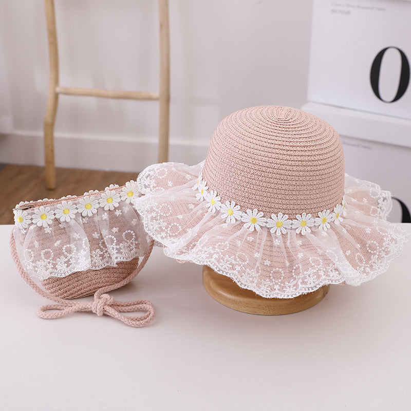Children's Summer Straw Sun Hat
