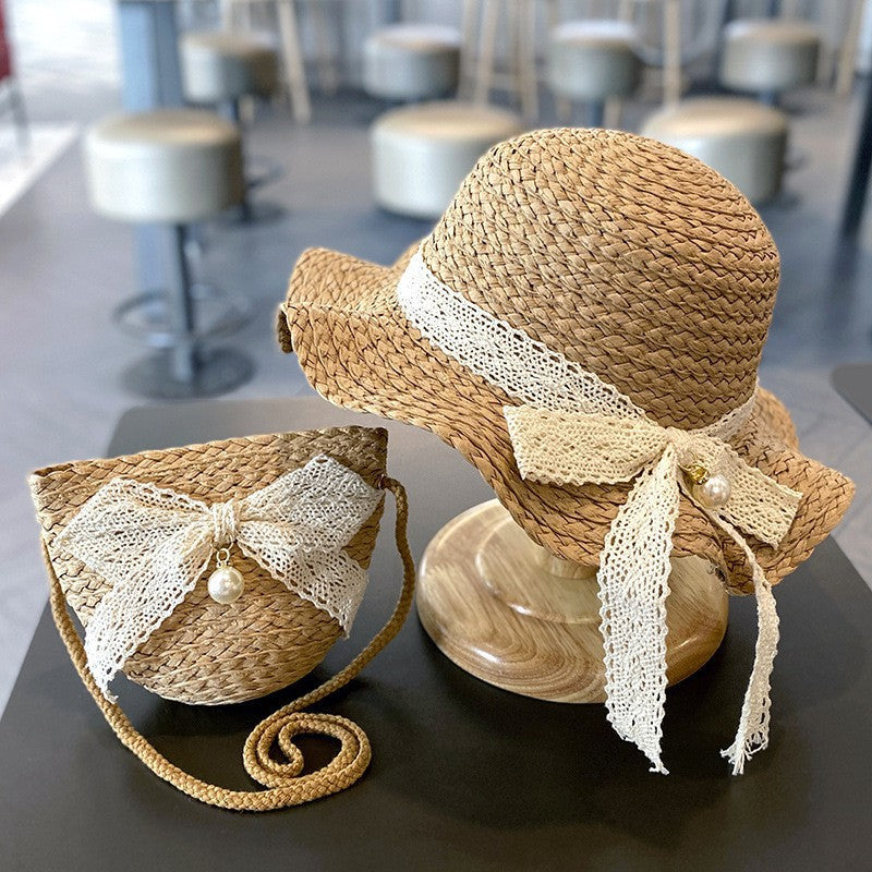 Children's Summer Straw Sun Hat