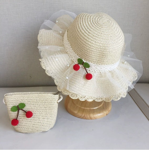 Children's Summer Straw Sun Hat