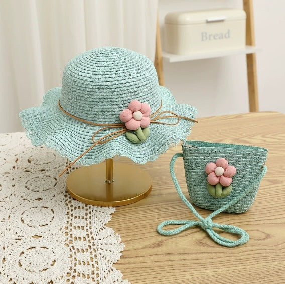 Children's Summer Straw Sun Hat