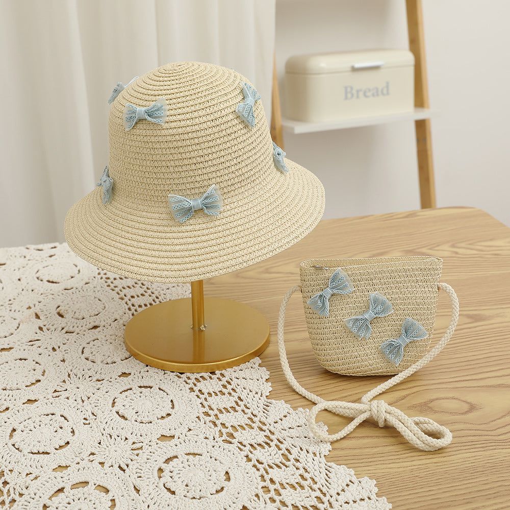 Children's Summer Straw Sun Hat