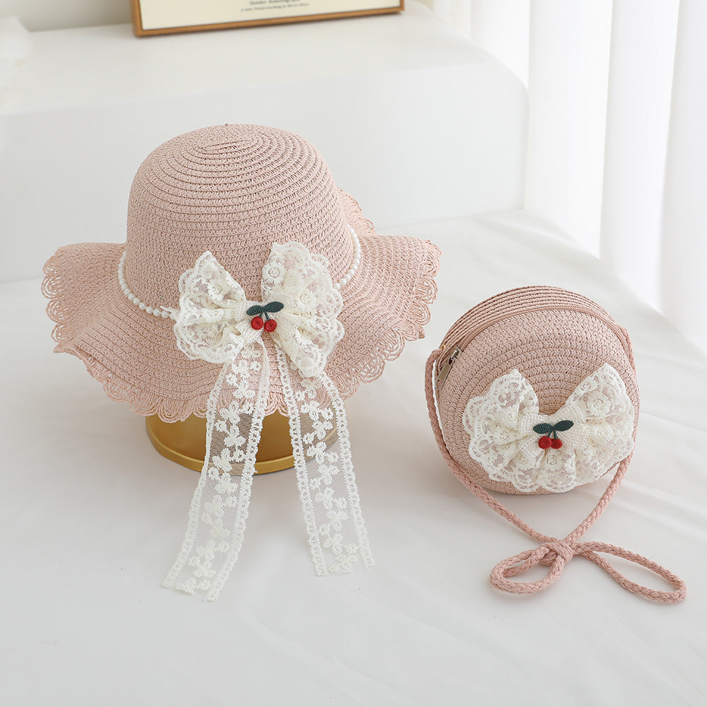 Children's Summer Straw Sun Hat