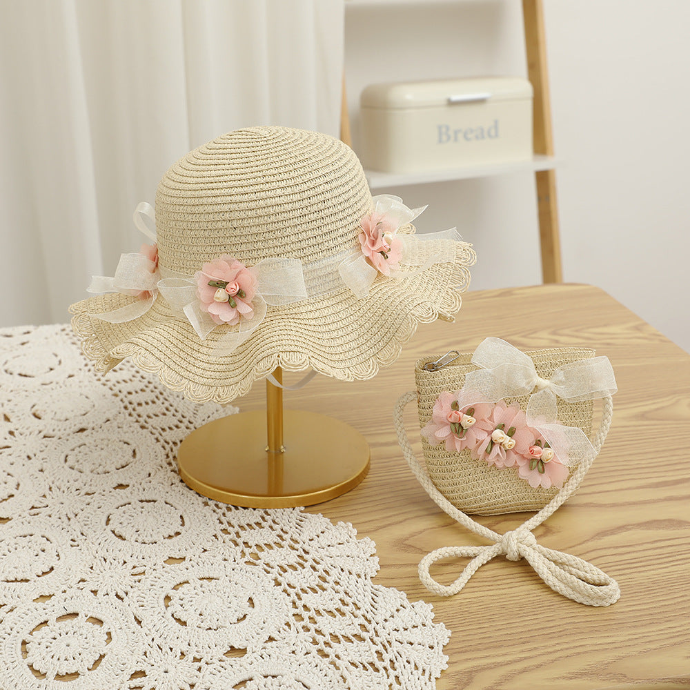 Children's Summer Straw Sun Hat