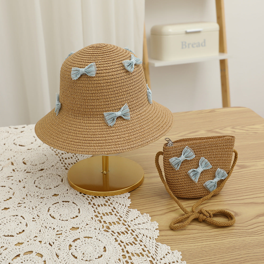 Children's Summer Straw Sun Hat