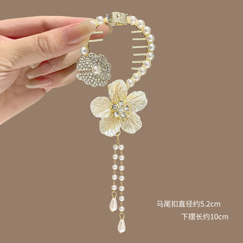 Girls' Tassel Ponytail Hair Clip