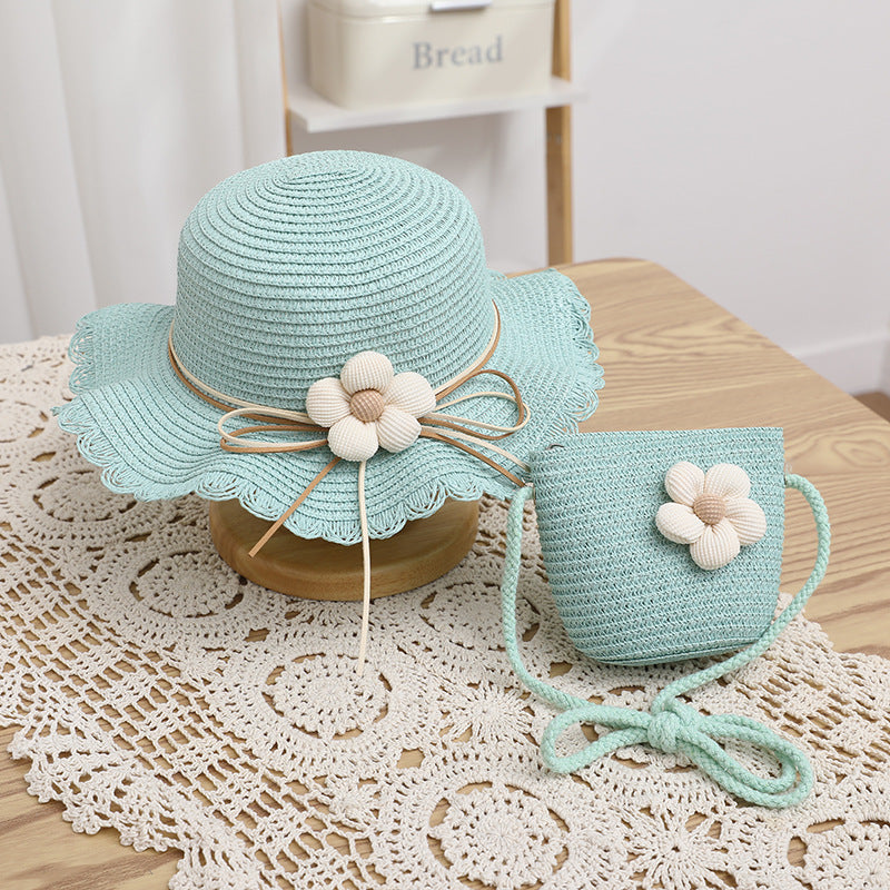 Children's Summer Straw Sun Hat