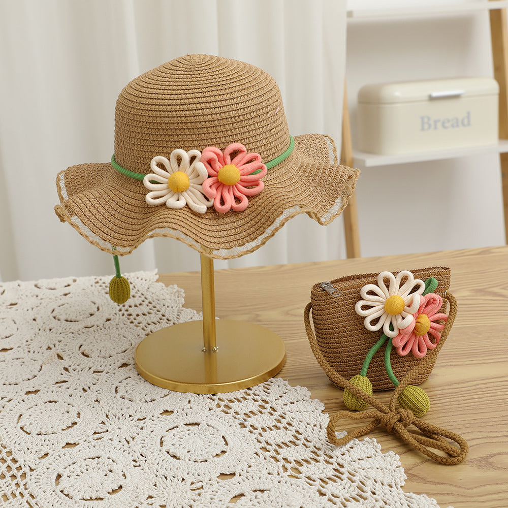 Children's Summer Straw Sun Hat