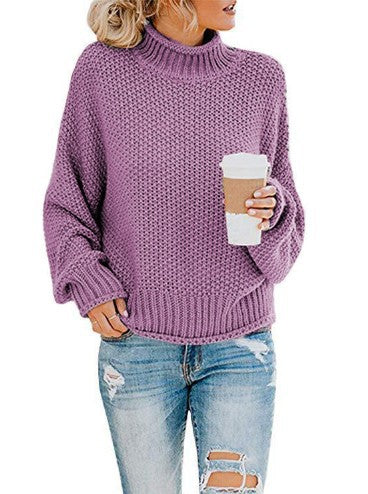 Women's Turtleneck Knit Sweater