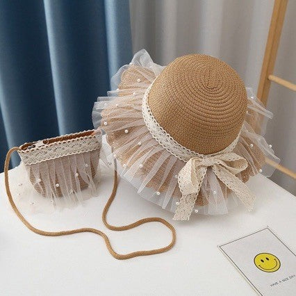 Children's Summer Straw Sun Hat
