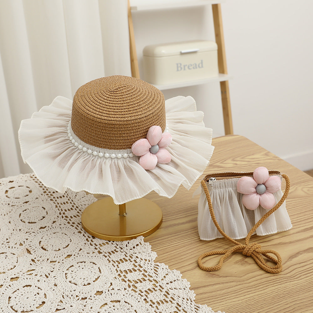 Children's Summer Straw Sun Hat