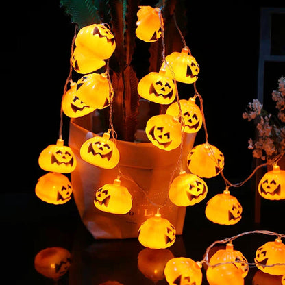 Halloween Pumpkin LED String Lights