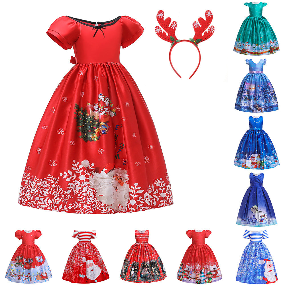 Girls’ Christmas Princess Dress
