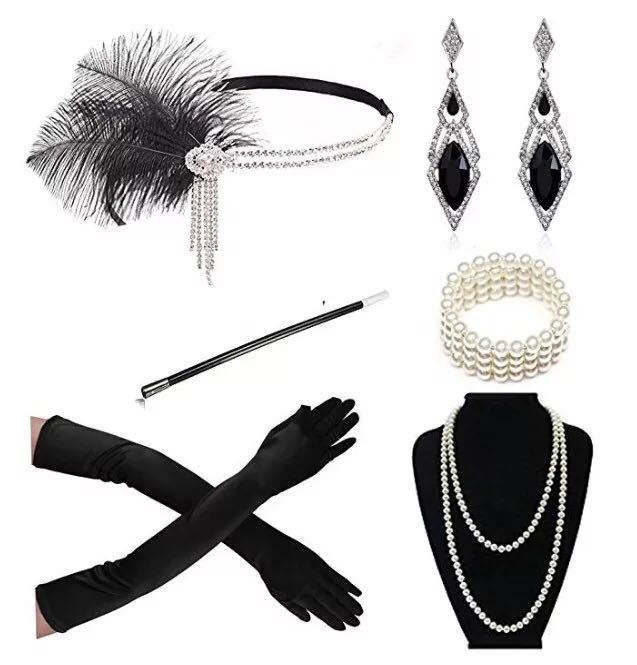 Full Set – European & American Style Tassel Headband