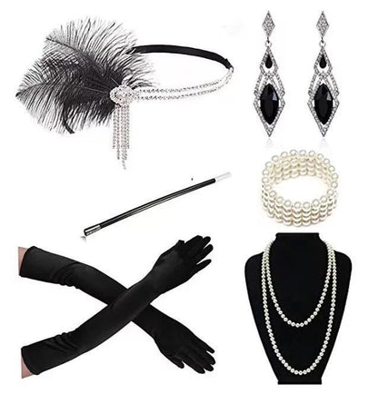Full Set – European & American Style Tassel Headband