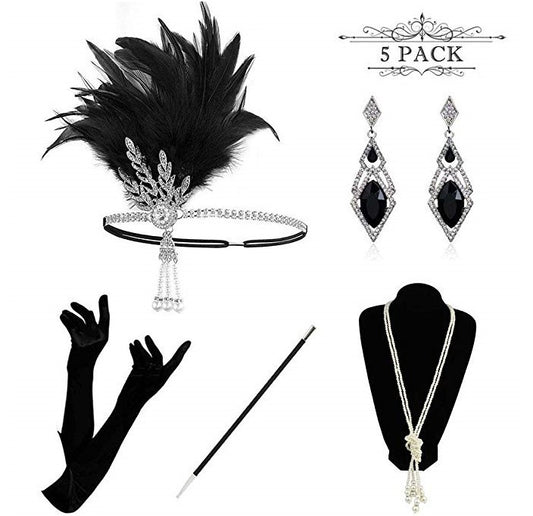 Full Set – European & American Style Tassel Headband