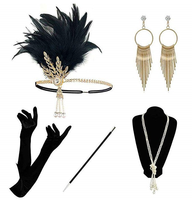 Full Set – European & American Style Tassel Headband