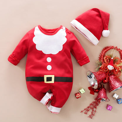 Christmas Cotton Baby Jumpsuit