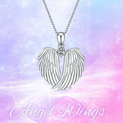 💞 Angel Wings Diamond Necklace