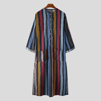 Men’s Stripe Robe