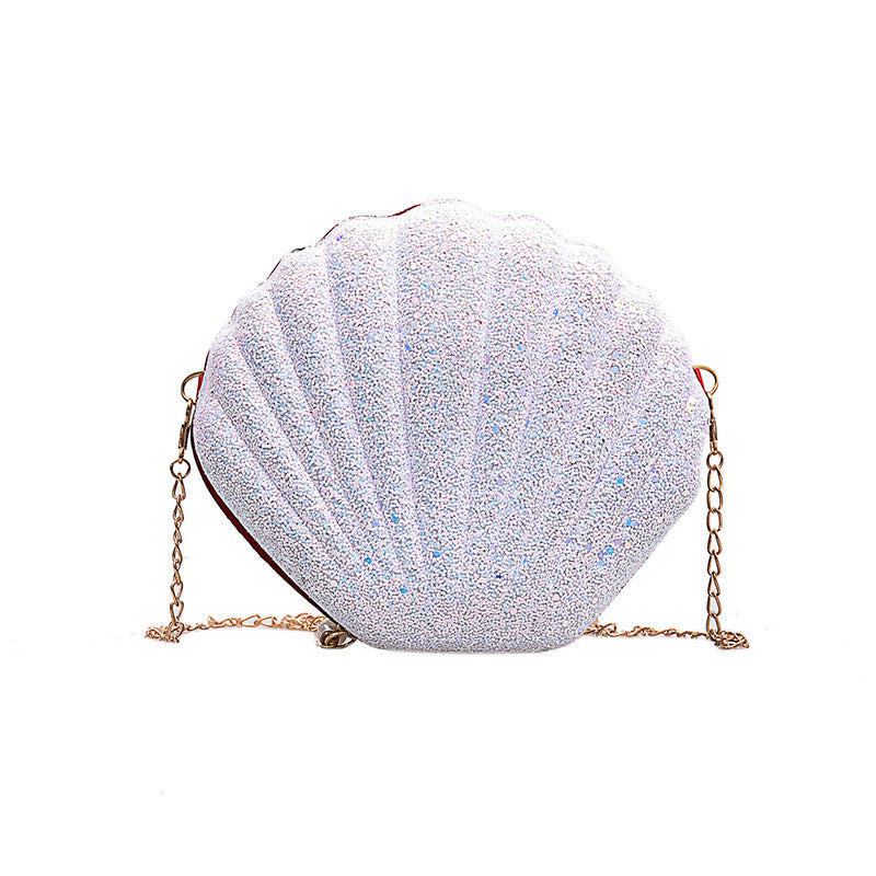 🐚Glitzernde Mini-Umhängetasche Muschel