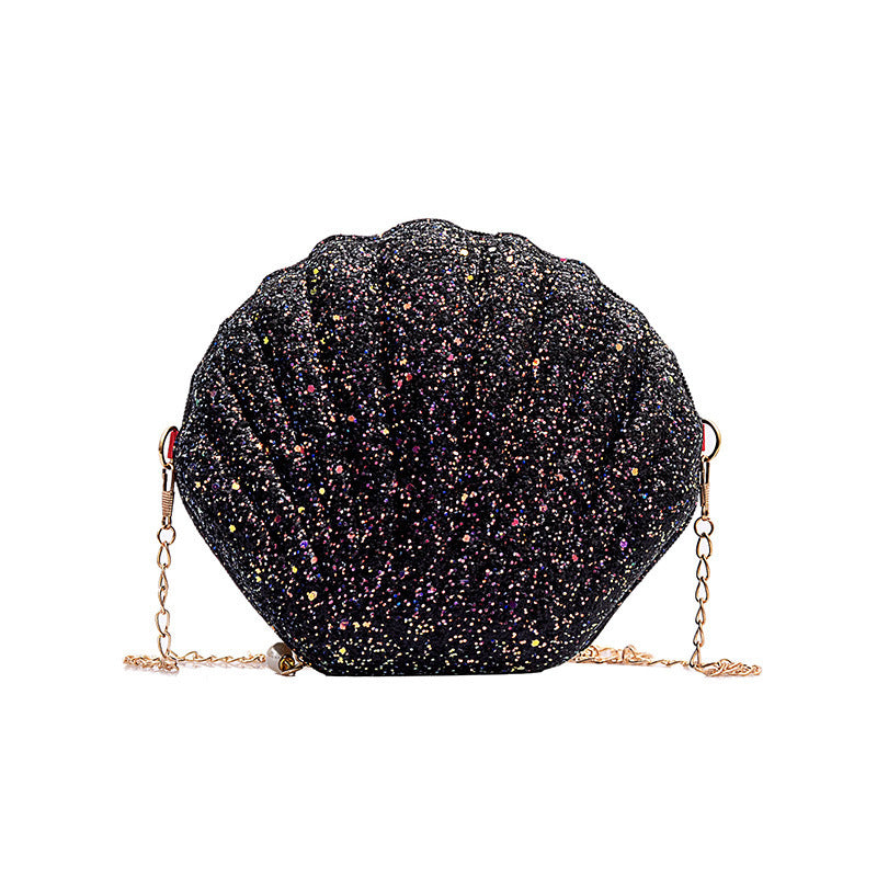 🐚Glitzernde Mini-Umhängetasche Muschel