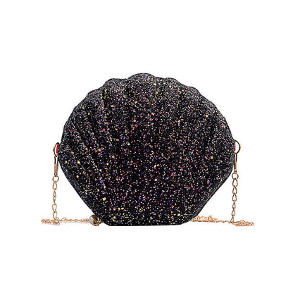 🐚Glitzernde Mini-Umhängetasche Muschel