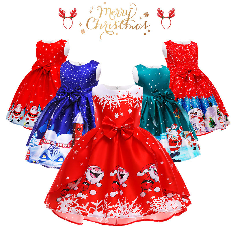 Girls’ Christmas Princess Dress