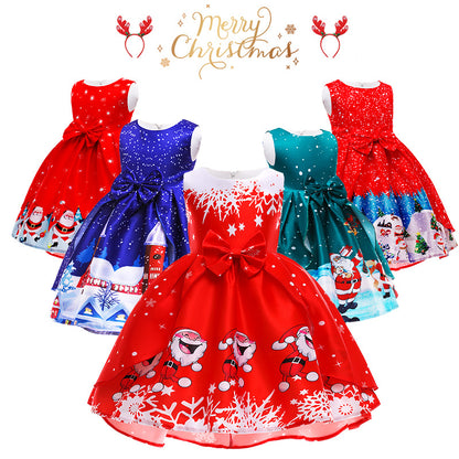 Girls’ Christmas Princess Dress