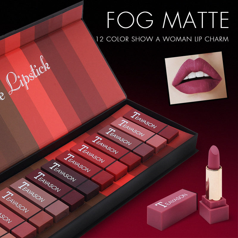 12-Color Matte Lipstick Set