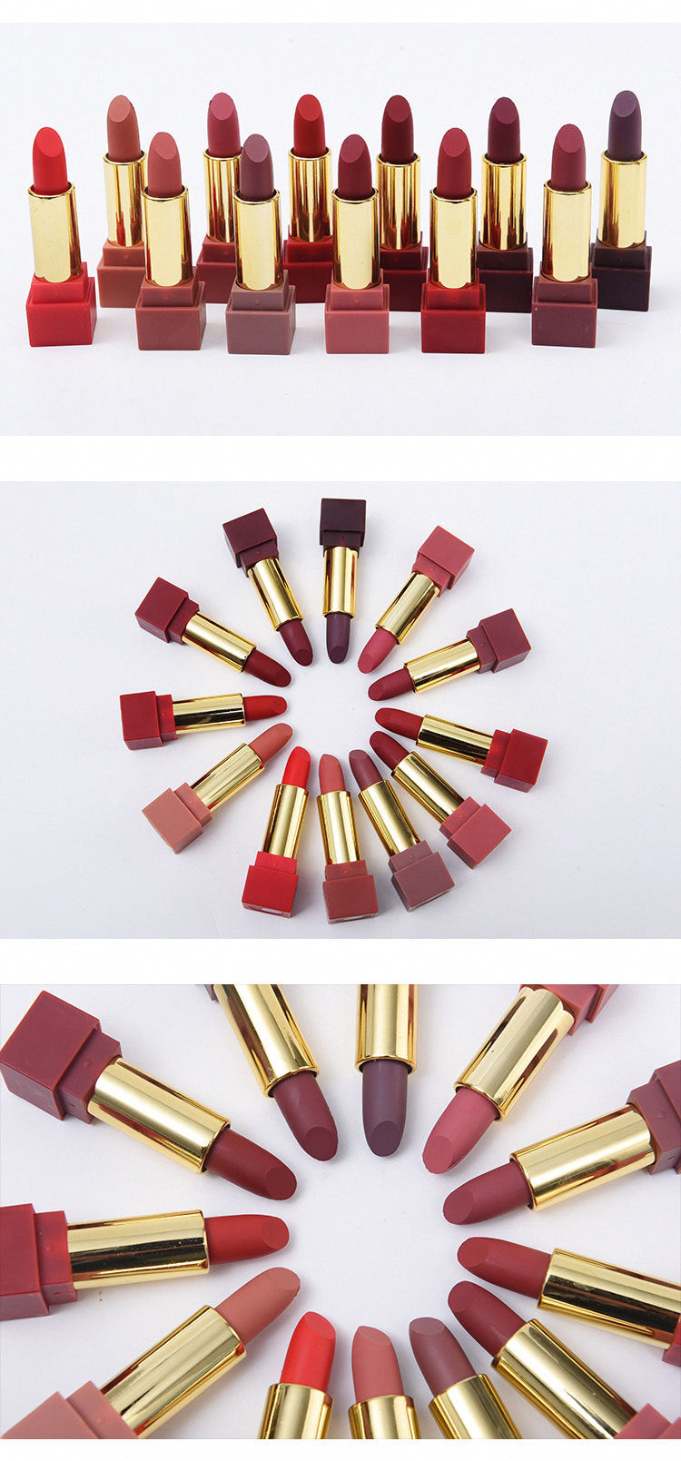 12-Color Matte Lipstick Set