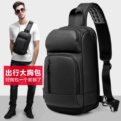 Models outdoor leisure shoulder bag travel Messenger bag custom boutique fashion men's chest bag