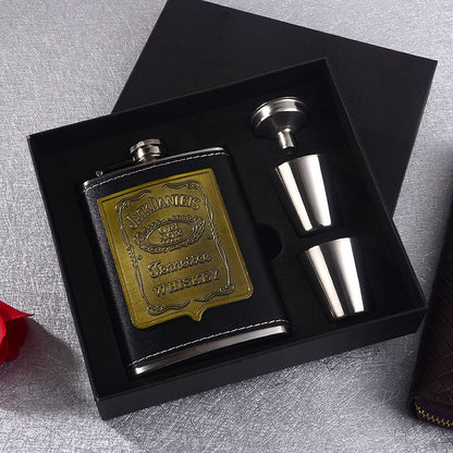 Coffret cadeau de bouteille de vin en acier inoxydable