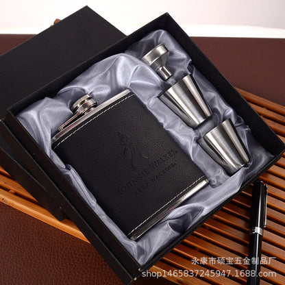 Coffret cadeau de bouteille de vin en acier inoxydable