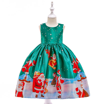 Girls’ Christmas Princess Dress