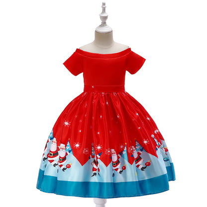 Girls’ Christmas Princess Dress