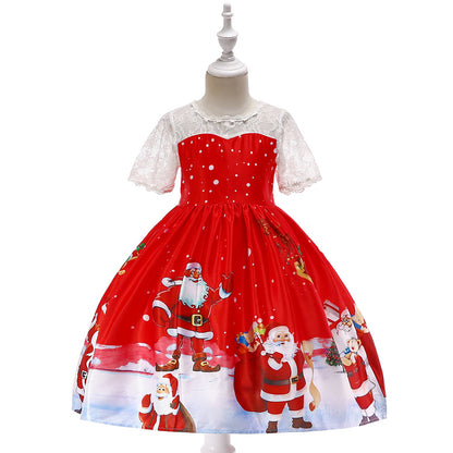 Girls’ Christmas Princess Dress