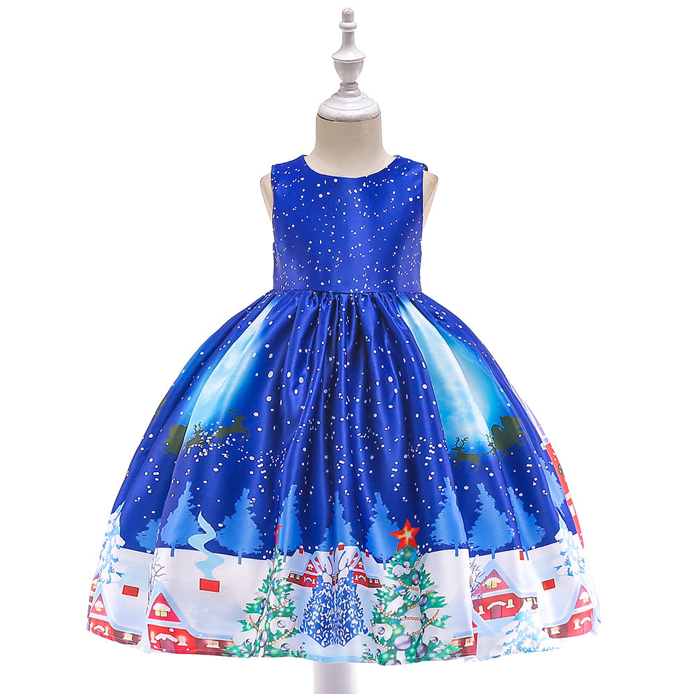 Girls’ Christmas Princess Dress