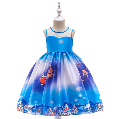 Girls’ Christmas Princess Dress