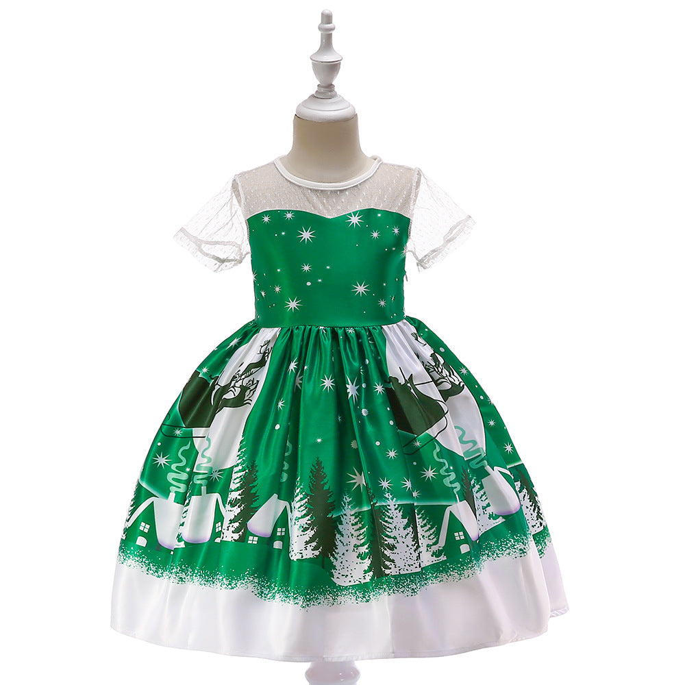 Girls’ Christmas Princess Dress