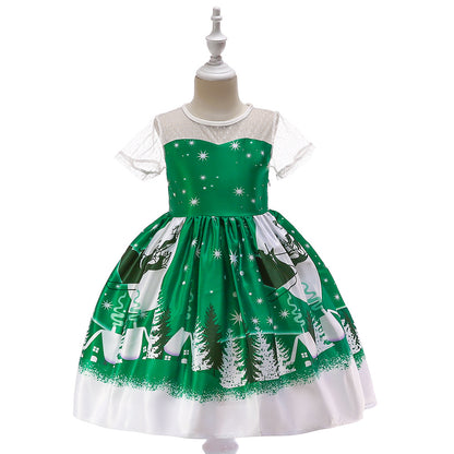Girls’ Christmas Princess Dress
