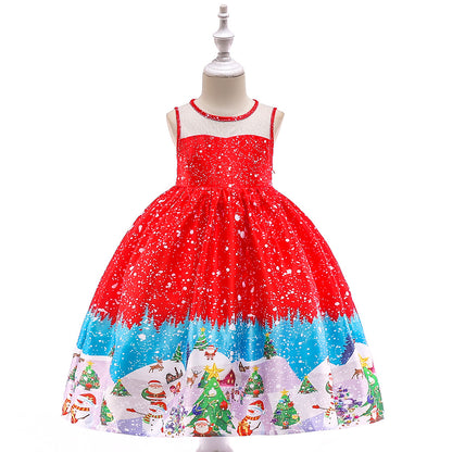 Girls’ Christmas Princess Dress
