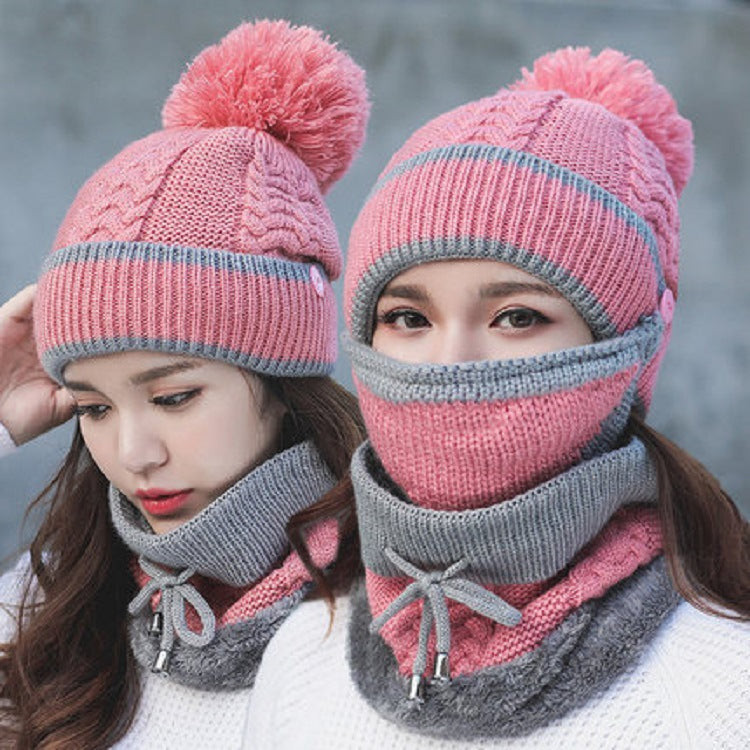 Women's Winter Cycling Hat Set