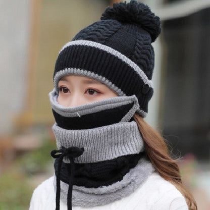 Women's Winter Cycling Hat Set