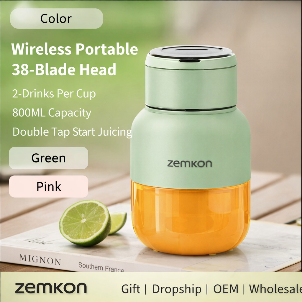 🍹Extracteur de Jus Mini Zemkon Allemand