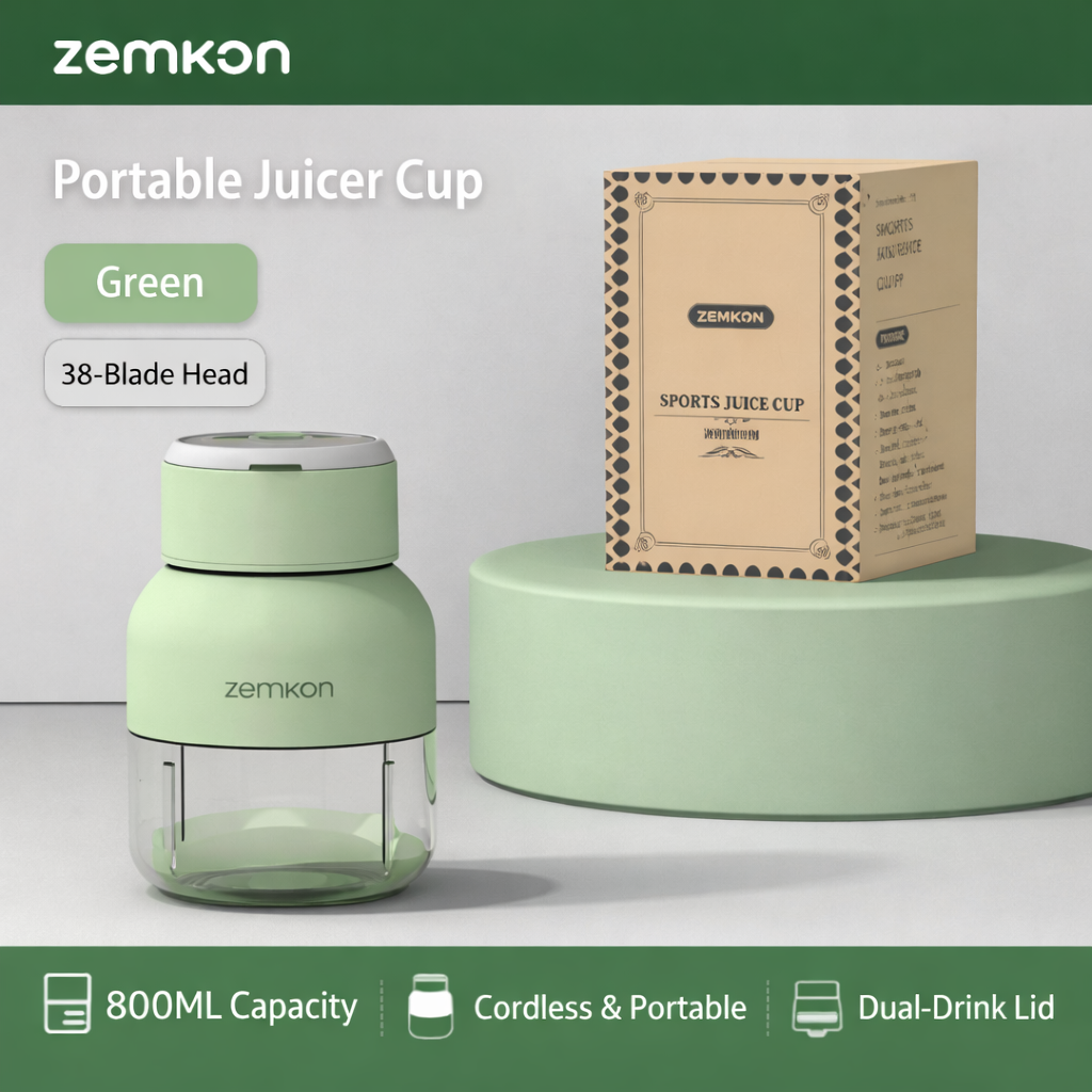 🍹Extracteur de Jus Mini Zemkon Allemand