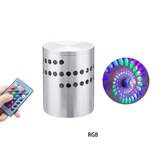 Spiral LED Wall Light