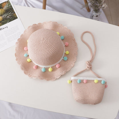 Children's Summer Straw Sun Hat