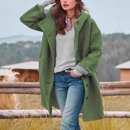 🧥Women’s Casual Hooded Lapel Windbreaker