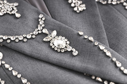 Autumn / Winter Beaded Suit Dress